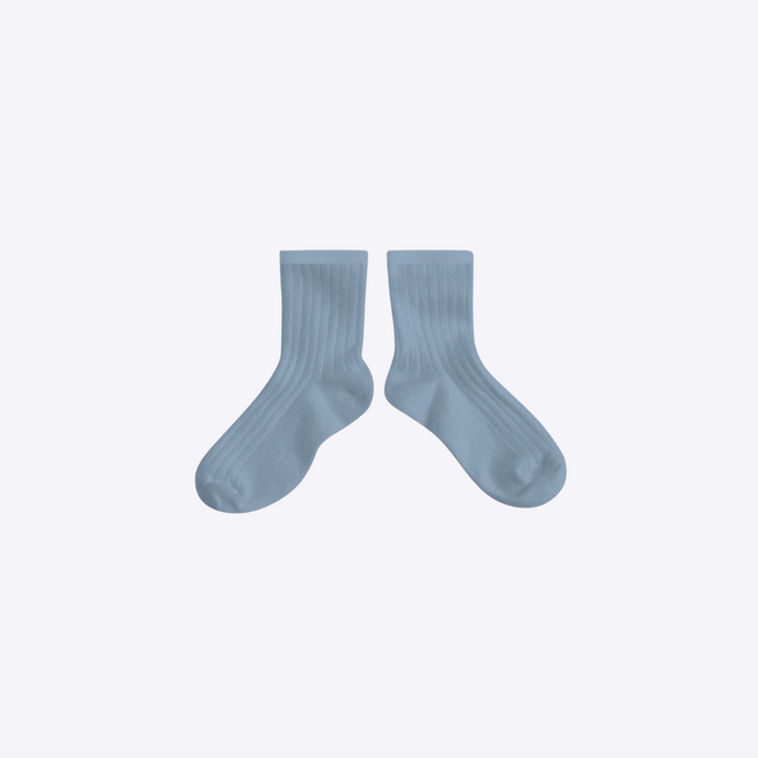 ankle socks by collegien blue cotton