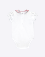 Load image into Gallery viewer, Eloise Onesie - Pink Liberty Collar
