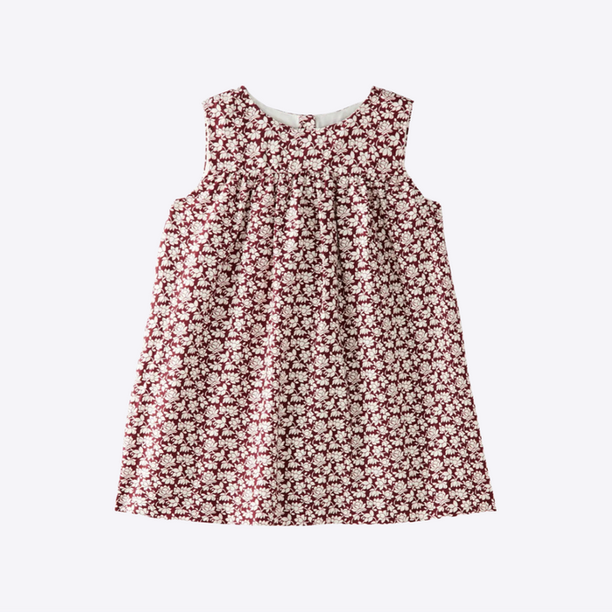Beck baby dress buttons up on back in liberty london print