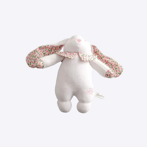 Aria, handmade plush bunny rattle