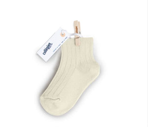 Collégien Ankle Socks, Cream